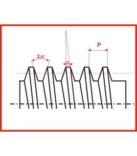 BARRA HUSILLO DIN103 TR-20x4x3000 DCHA.