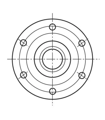 TUERCA BRIDA ACERO+ CASQ. BRONCE BR-24x5