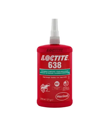 RETENEDOR LOCTITE 638 250ml