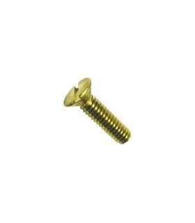 M6X10 TORNILLO AVELLANADO RANURADO DIN 63 LATON