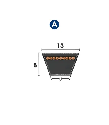 CORREA TRAPECIAL A 101 13x8x2565 Li