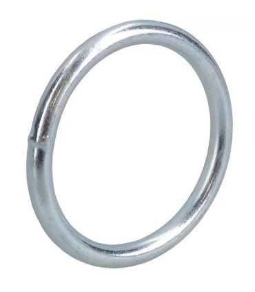ANILLA SOLDADA ZINC INT. Ø 15 mm.