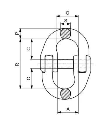 ACOPLAMIENTO UNIÓN CAD. G80 1/2"-13mm 5,3Tn