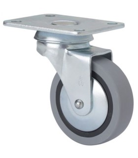 RUEDA GIRAT. 10BSR50CP-PGI GOMA GRIS ALEX 1-0217