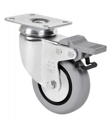 RUEDA GIRAT. 10BHFD100CP-PLGI FRENO ALEX 1-0302