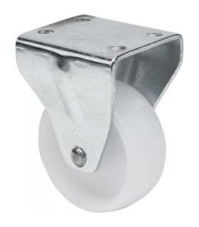 RUEDA FIJA 17ZR40-BP PLAST. BLANCO ALEX 2-0045