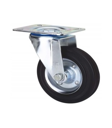 RUEDA GIRAT. 10ZV100-BSR GOMA N.ROD ALEX 2-0225