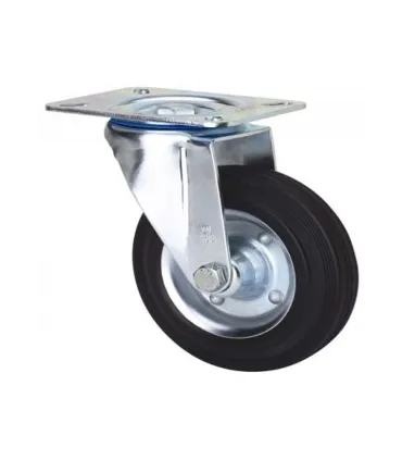 RUEDA GIRAT. 10ZV100-BSR GOMA N.ROD ALEX 2-0225