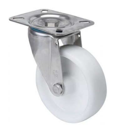 RUEDA GIRAT. 10ZVI100-UT POLIAMIX INOX ALEX 2-1162