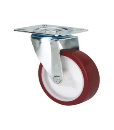 RUEDA GIRAT. 10ZV125-POL POLIURETANO ALEX 2-2357