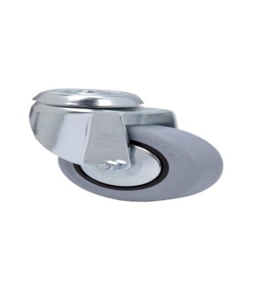 RUEDA GIRAT. 20BH100CP-PLGI GOMA GRIS ALEX 3-0008
