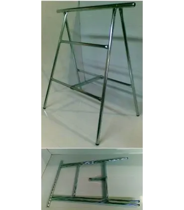 CABALLETE PLEGABLE GALVA. DE 0,80 METROS