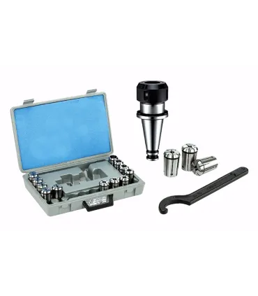 JUEGO PORTA PINZAS CON 8 PINZAS CONO MT-3 M-12