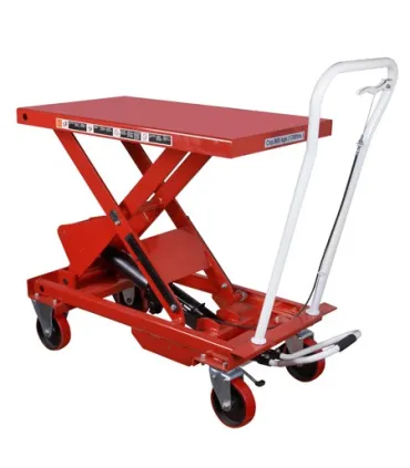 MESA ELEVADORA HIDRAULICA 500Kg SIMPLE TIJERA