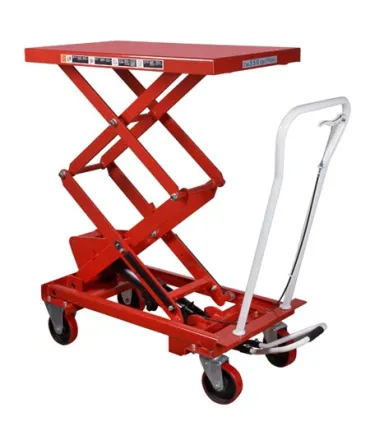 MESA ELEVADORA HIDRAULICA DOBLE TIJERA 350Kg