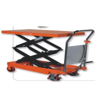 MESA ELEVADORA HIDRAULICA DOBLE TIJERA 350Kg