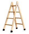 ESCALERA 4 PELD.TIJERA MADERA 1m C/TACOS