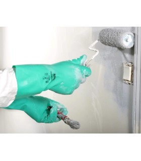 GUANTES LARGO DESTREZA NITRILO T6