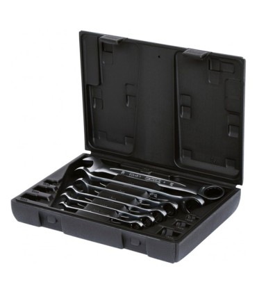JUEGO 6 LL.MIXTA CARRACA 8 a 19mm KS TOOLS