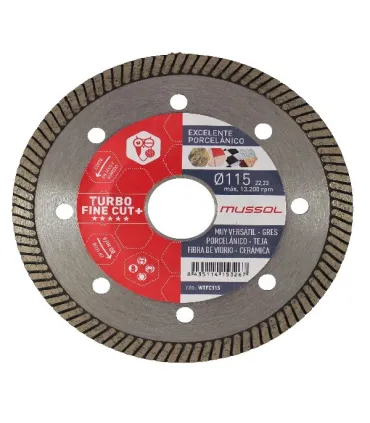 DISCO DIAMANTE GRES CONT.TURBO Ø115x1,2 EXTRAFINO