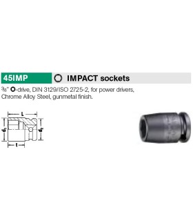 VASO IMPACTO 1/2" STAHLWILLE 50 IMP 17