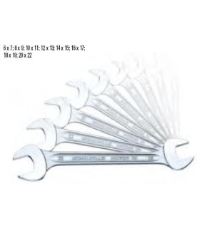 J.LLAVES PLANA FIJA 8pz 6-7/20-22 STAHLWILLE