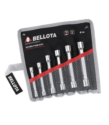 J.LLAVES TUBO 6 pcs 6-7/16-17 CR-V FORJADAS