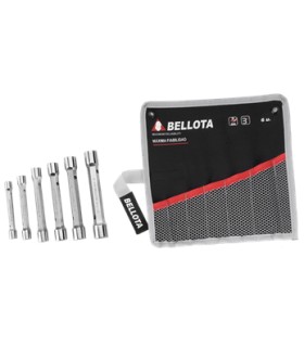 J.LLAVES TUBO 6 pcs 6-7/16-17 CR-V FORJADAS