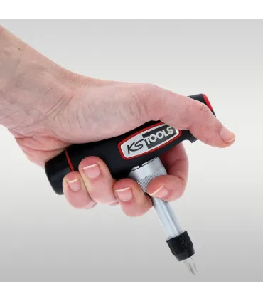 DESTORN.+MANGO "T" PORTAPUNTAS 1/4" CON 4 PUNTAS