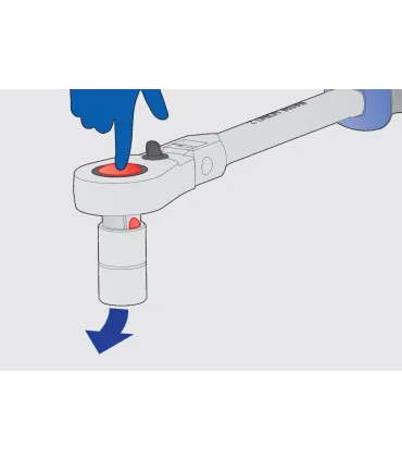 LLAVE CARRACA CABEZAL ARTICULABLE 1/2"