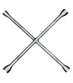 LLAVE RUEDAS CRUZ 17x19x21x23 BRICOLAJE