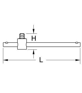 MANGO CORREDIZO T VASOS 1/2"