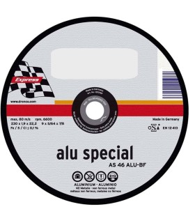 DISCO METABO 230x3x22,2 ALUMINIO