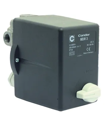 PRESOSTATO 0-8 BAR 4 VIAS TRIF. CON PROTECCION MOTOR