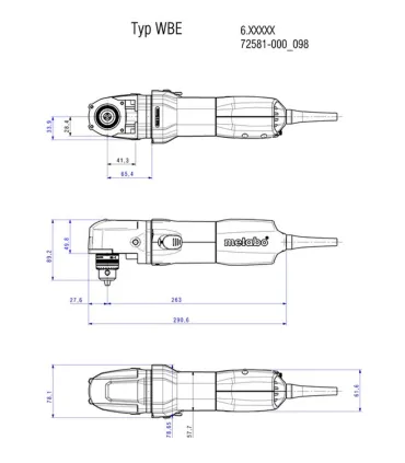 TALADRO ANGULAR WBE 700