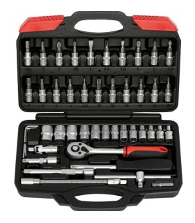 JUEGO VASOS COMPLETO 1/4" 46pcs ECO-PRO