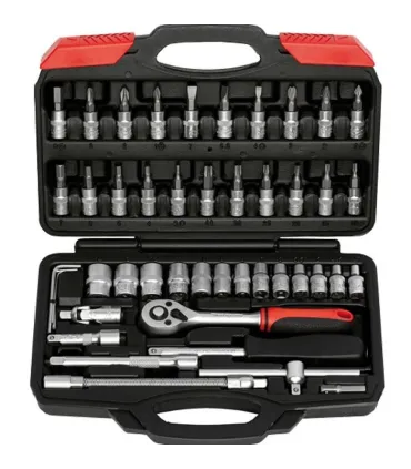 JUEGO VASOS COMPLETO 1/4" 46pcs ECO-PRO