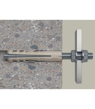 CAJA 20 TACO NYLON M+S Ø12 P/TORNILLO M-10