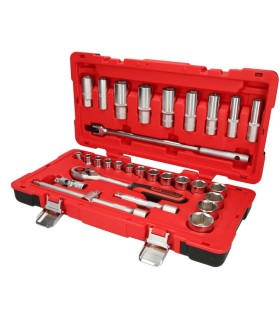 JUEGO VASOS 1/2" PULGADAS 5/16-1"1/4 35pcs