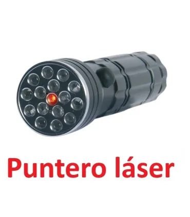 LINTERNA INSPECCION 3 USOS: ULTRAVIOLETA + LUZ LED + LASER