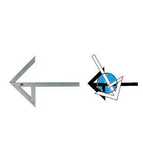 ESCUADRA BUSCACENTROS 200x150mm PARA Ø220MM