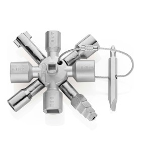 LLAVE KNIPEX 00.11.01 P/ ARMARIOS ELECTRICOS, GAS, AGUA, CLIMA