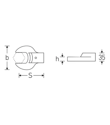 ACOPLAMIENTO BOCA FIJA 731/80 24,5x28 46mm