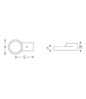 ACOPLAMIENTO BOCA ESTRELLA 732/80 24,5x28 46mm