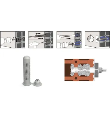 TAMIZ ANCLAJE QUIMICO 20x85 (P/VARILLA M12)