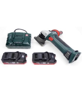 BISELADORA METALES METABO KFM18LTX CON 2 BATERIAS 5,5Ah. MÁX.45º-3MM