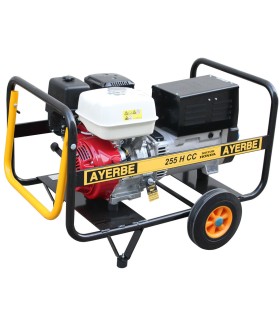 MOTOSOLDADORA AY-255CC  13 CV GASOLINA 180A-30%, 150A-60%, GENERADOR 6,5KVA MONOF.