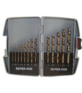 J. 13 BROCAS DIN338 HSS 2-8mm x0,50mm S.EGO