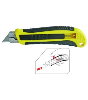 CUTER SEGURIDAD RETRACTIL 18MM