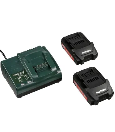 KIT TALADRO BAT. PERC. 18V METABO 2 BAT 2,0AH SB18L+ 79 ACCESORIOS